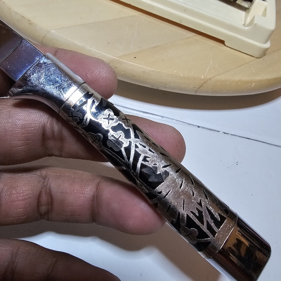 Vintage 1950s Set 6 Carvel Hall Fine Cutlery by Briddell Steak Knives In Case - Picture 4 of 11